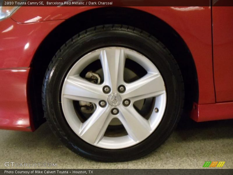 Barcelona Red Metallic / Dark Charcoal 2010 Toyota Camry SE