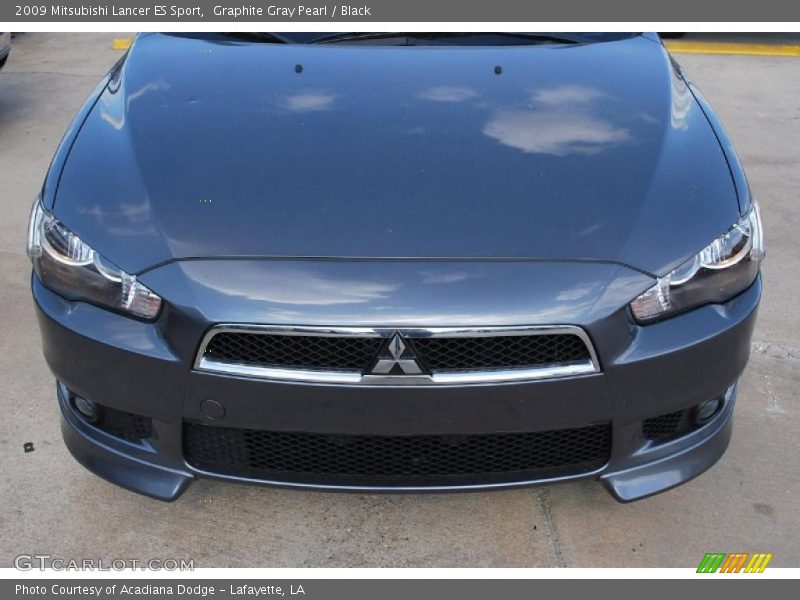 Graphite Gray Pearl / Black 2009 Mitsubishi Lancer ES Sport
