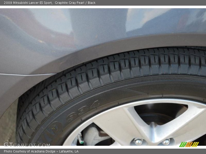 Graphite Gray Pearl / Black 2009 Mitsubishi Lancer ES Sport