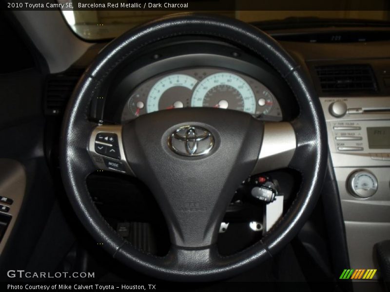 Barcelona Red Metallic / Dark Charcoal 2010 Toyota Camry SE
