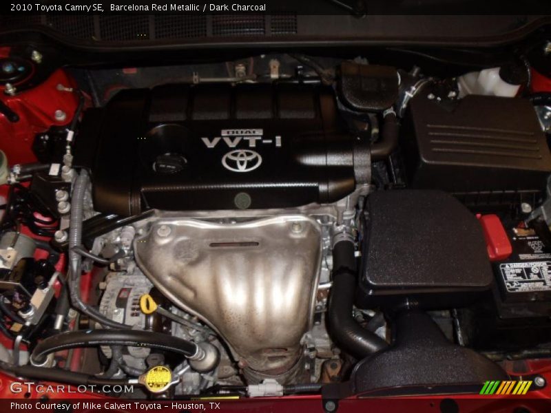 Barcelona Red Metallic / Dark Charcoal 2010 Toyota Camry SE