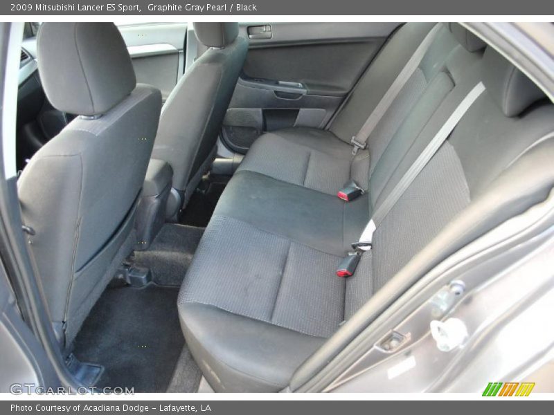 Graphite Gray Pearl / Black 2009 Mitsubishi Lancer ES Sport