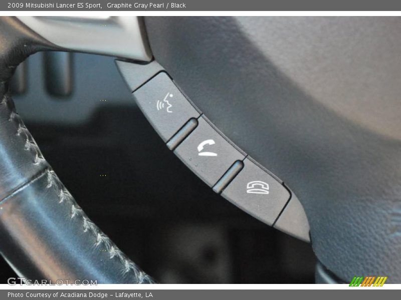 Graphite Gray Pearl / Black 2009 Mitsubishi Lancer ES Sport