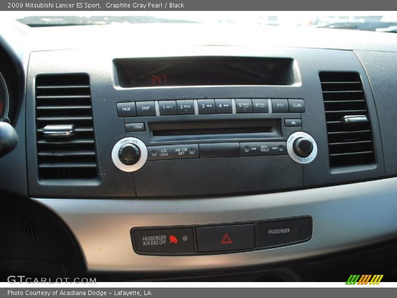 Graphite Gray Pearl / Black 2009 Mitsubishi Lancer ES Sport