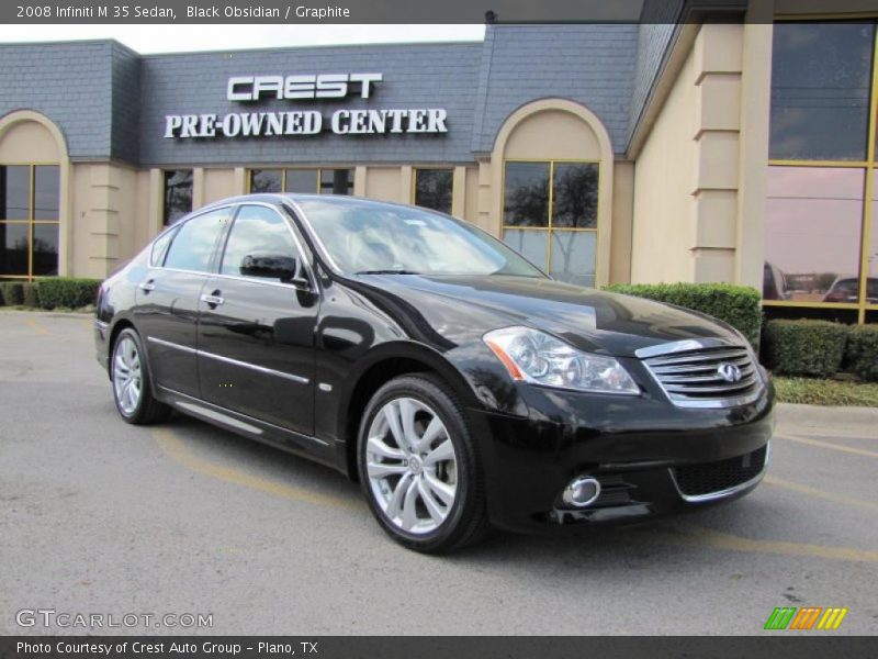Black Obsidian / Graphite 2008 Infiniti M 35 Sedan