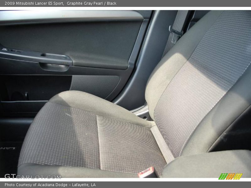 Graphite Gray Pearl / Black 2009 Mitsubishi Lancer ES Sport