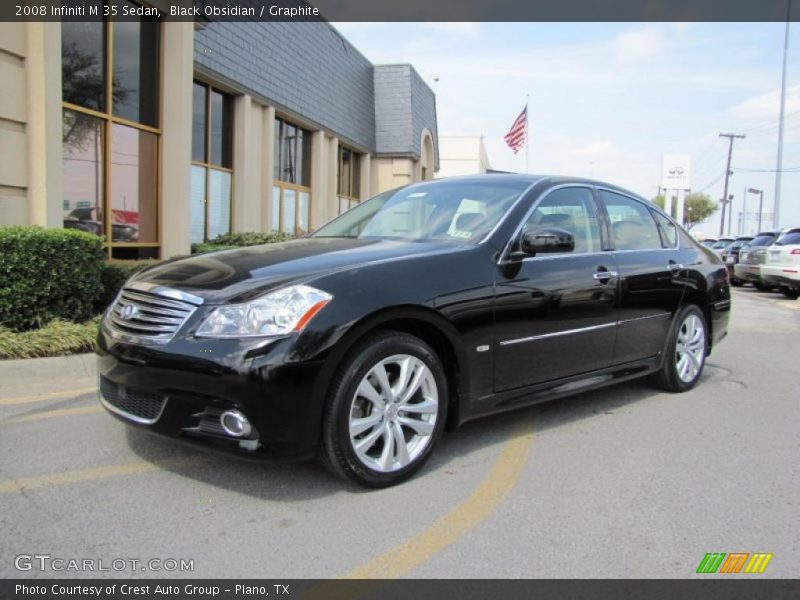 Black Obsidian / Graphite 2008 Infiniti M 35 Sedan