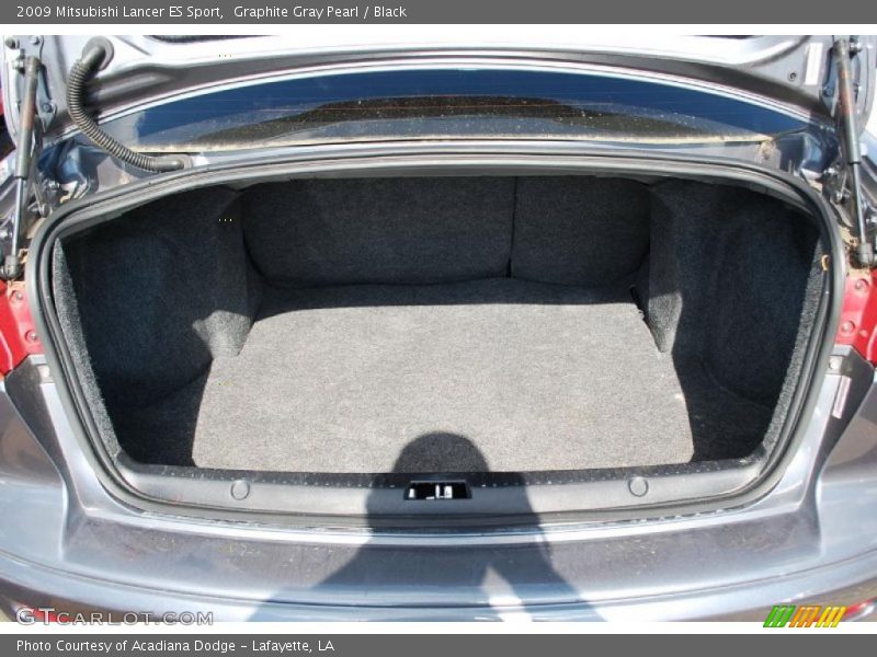 Graphite Gray Pearl / Black 2009 Mitsubishi Lancer ES Sport