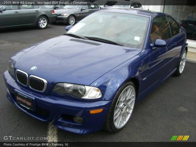 Interlagos Blue Metallic / Cinnamon 2006 BMW M3 Coupe