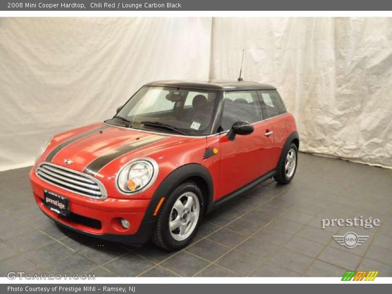 Chili Red / Lounge Carbon Black 2008 Mini Cooper Hardtop