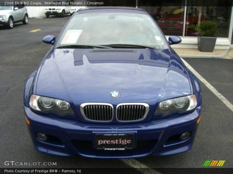 Interlagos Blue Metallic / Cinnamon 2006 BMW M3 Coupe