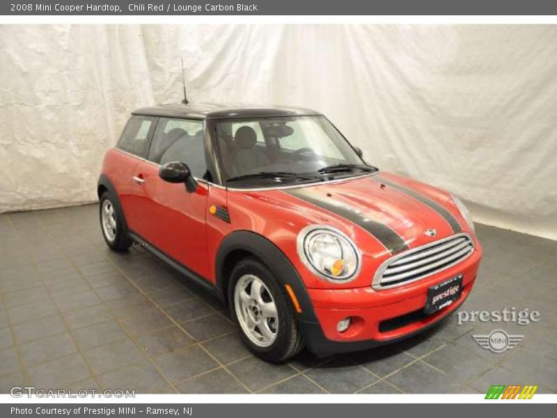 Chili Red / Lounge Carbon Black 2008 Mini Cooper Hardtop