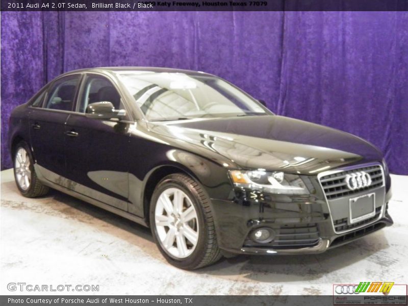 Brilliant Black / Black 2011 Audi A4 2.0T Sedan