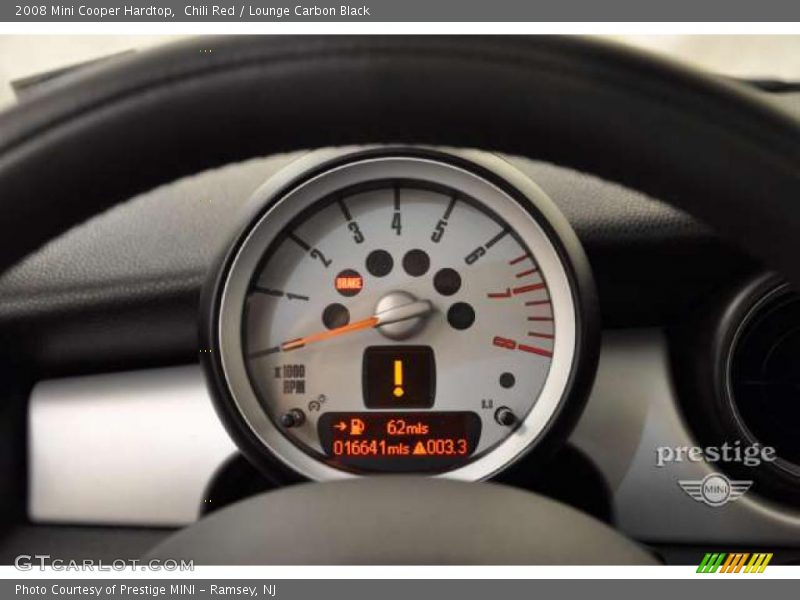 Chili Red / Lounge Carbon Black 2008 Mini Cooper Hardtop
