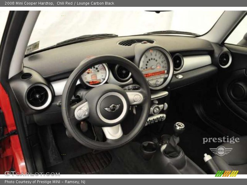Chili Red / Lounge Carbon Black 2008 Mini Cooper Hardtop