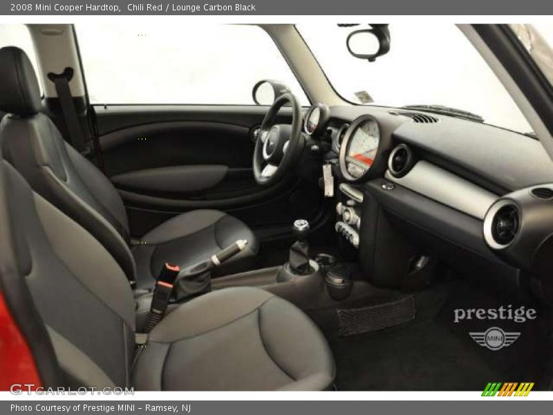 Chili Red / Lounge Carbon Black 2008 Mini Cooper Hardtop
