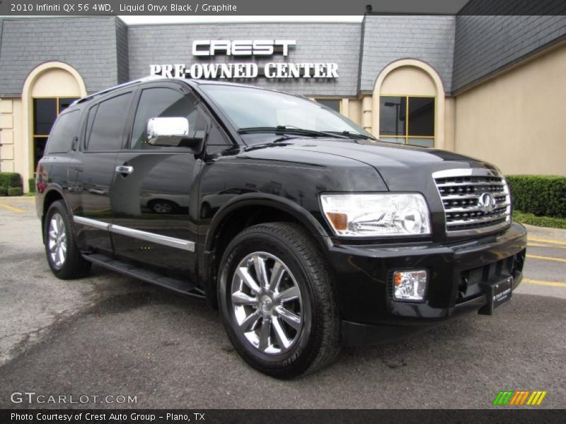 Liquid Onyx Black / Graphite 2010 Infiniti QX 56 4WD
