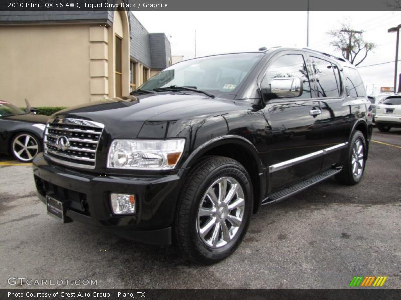 Liquid Onyx Black / Graphite 2010 Infiniti QX 56 4WD