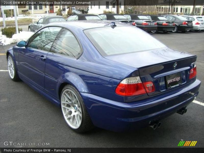 Interlagos Blue Metallic / Cinnamon 2006 BMW M3 Coupe