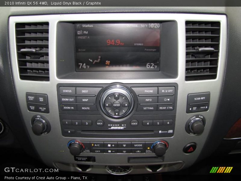 Liquid Onyx Black / Graphite 2010 Infiniti QX 56 4WD