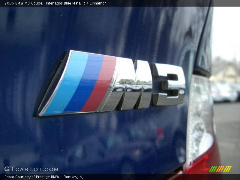 Interlagos Blue Metallic / Cinnamon 2006 BMW M3 Coupe