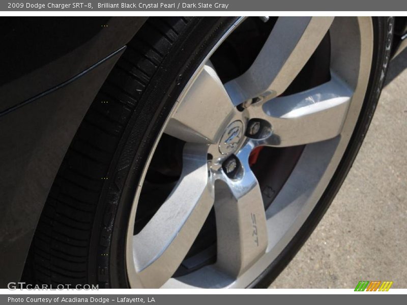 Brilliant Black Crystal Pearl / Dark Slate Gray 2009 Dodge Charger SRT-8