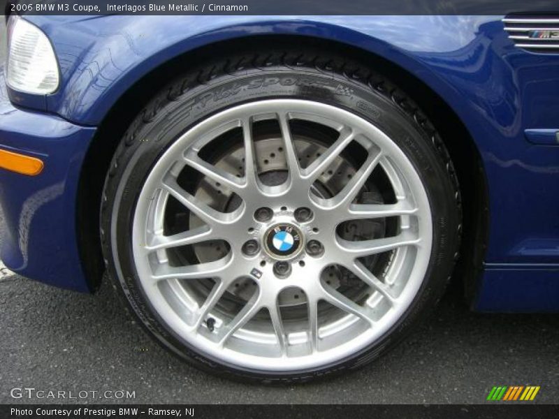 Interlagos Blue Metallic / Cinnamon 2006 BMW M3 Coupe