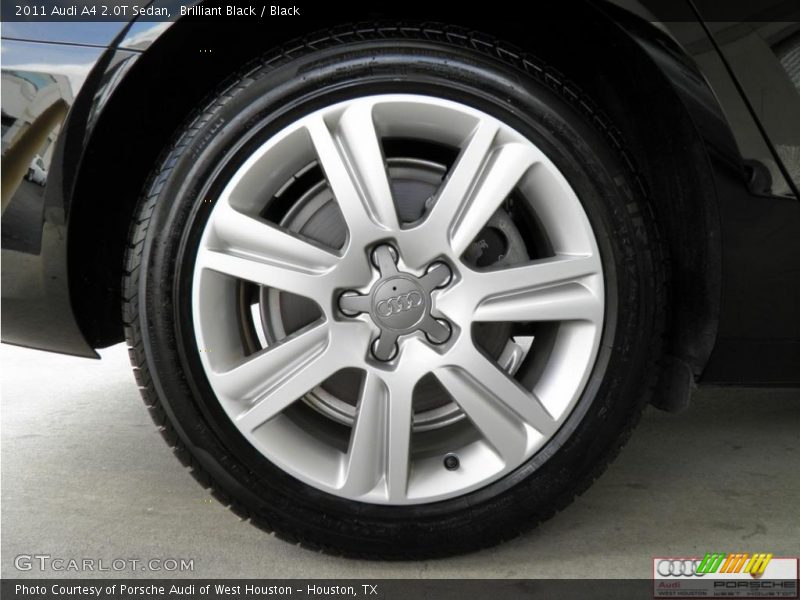 Brilliant Black / Black 2011 Audi A4 2.0T Sedan