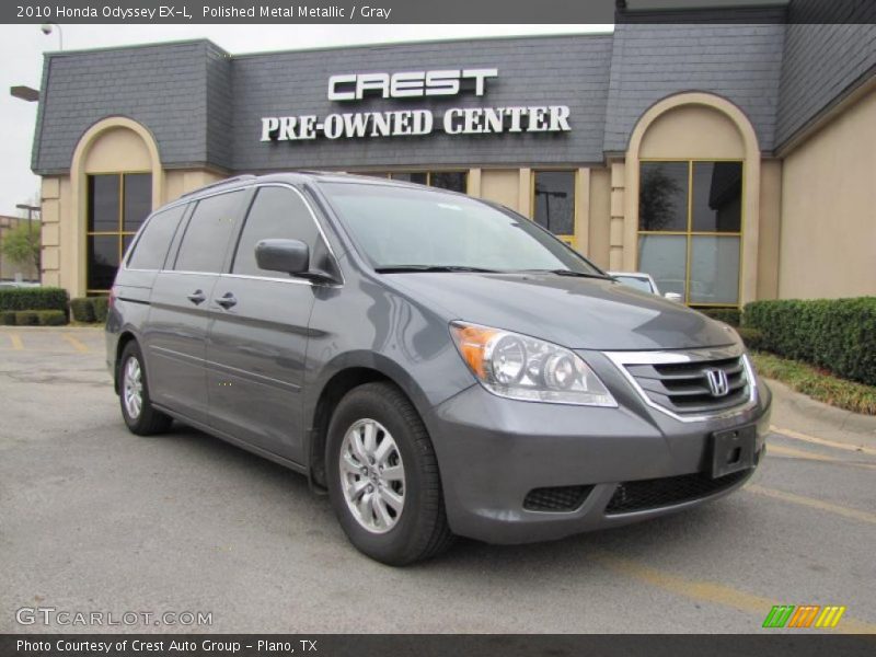 Polished Metal Metallic / Gray 2010 Honda Odyssey EX-L