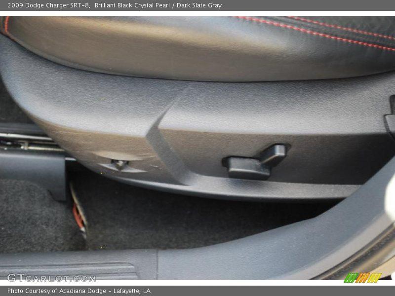 Brilliant Black Crystal Pearl / Dark Slate Gray 2009 Dodge Charger SRT-8