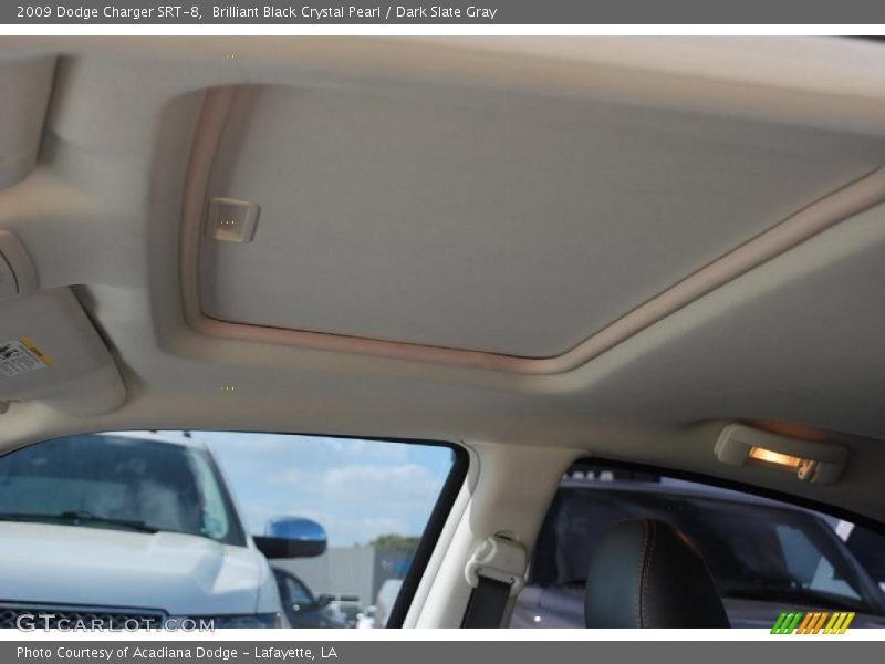 Brilliant Black Crystal Pearl / Dark Slate Gray 2009 Dodge Charger SRT-8