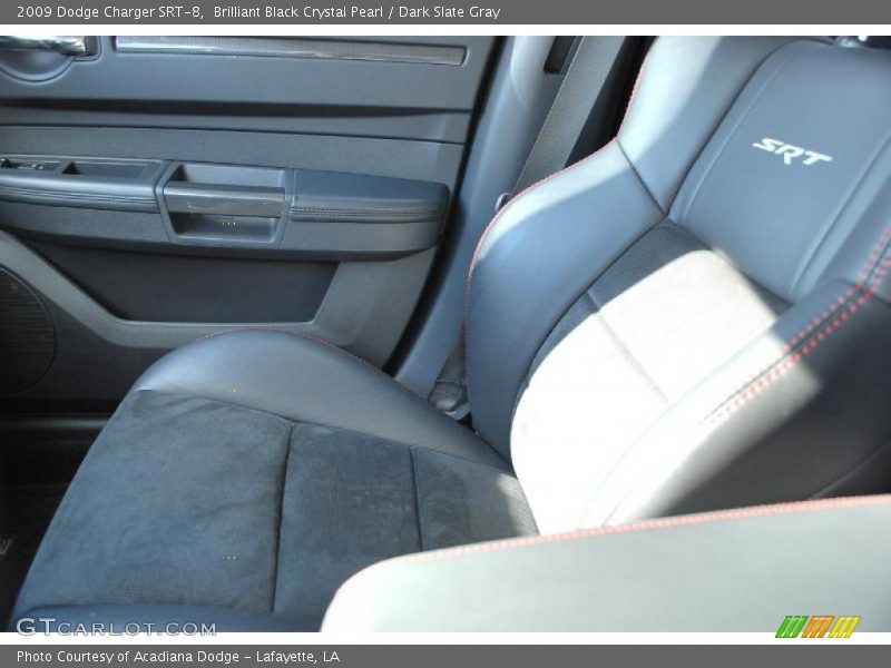 Brilliant Black Crystal Pearl / Dark Slate Gray 2009 Dodge Charger SRT-8
