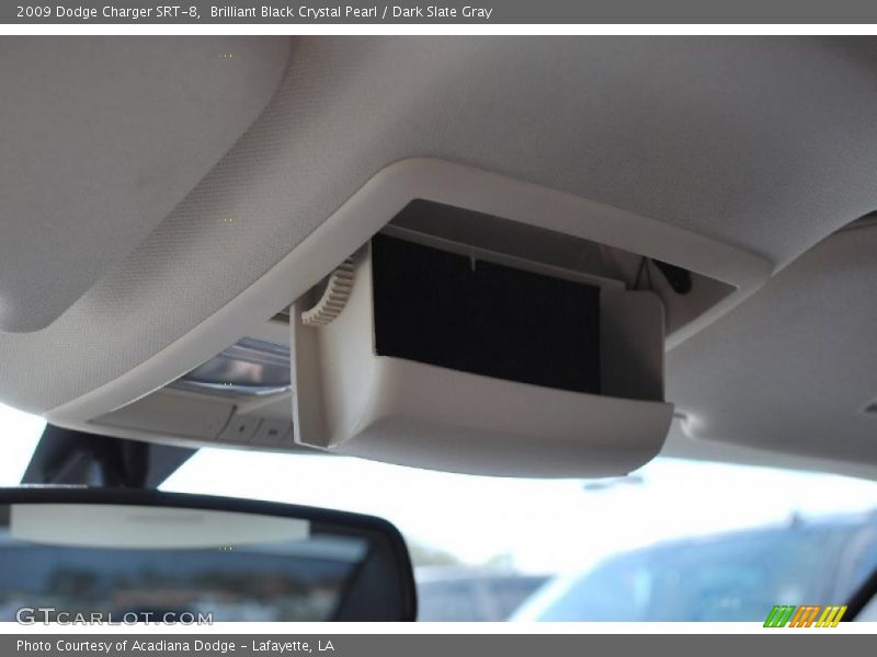 Brilliant Black Crystal Pearl / Dark Slate Gray 2009 Dodge Charger SRT-8