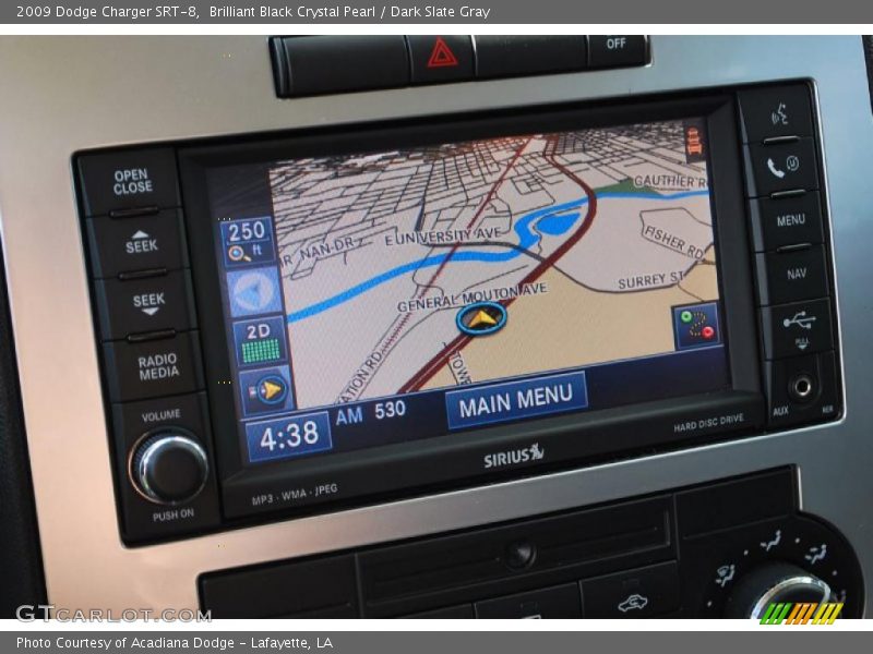 Navigation of 2009 Charger SRT-8
