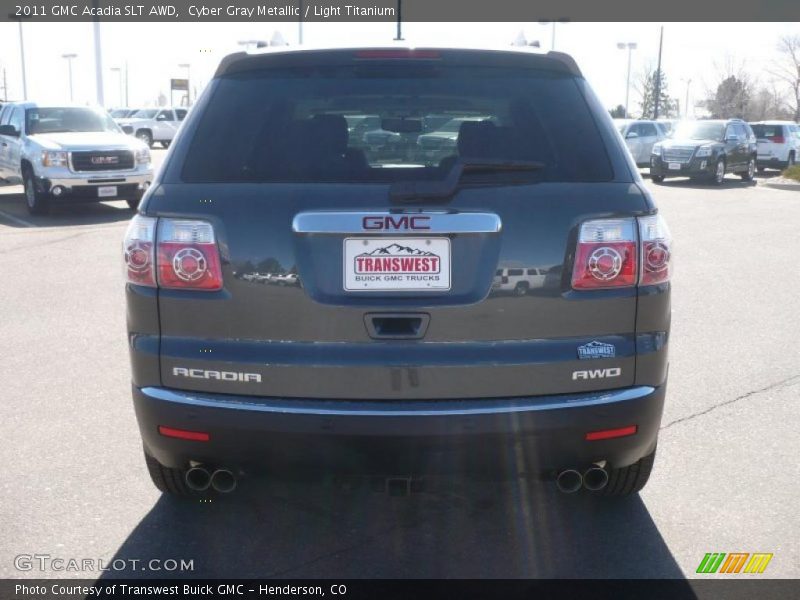 Cyber Gray Metallic / Light Titanium 2011 GMC Acadia SLT AWD
