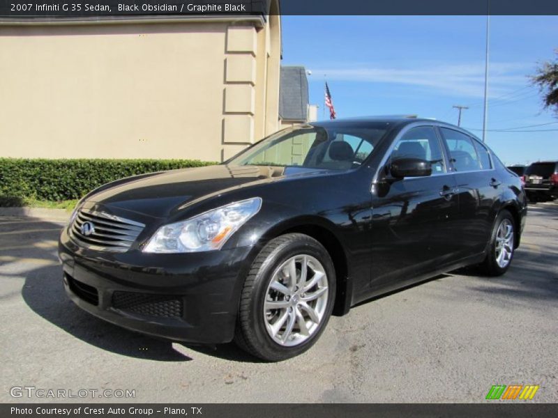 Black Obsidian / Graphite Black 2007 Infiniti G 35 Sedan