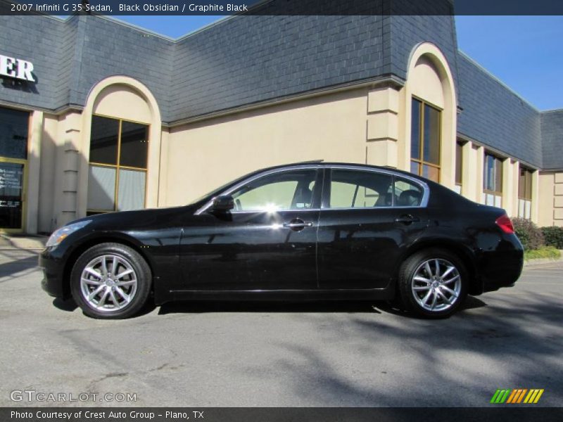 Black Obsidian / Graphite Black 2007 Infiniti G 35 Sedan