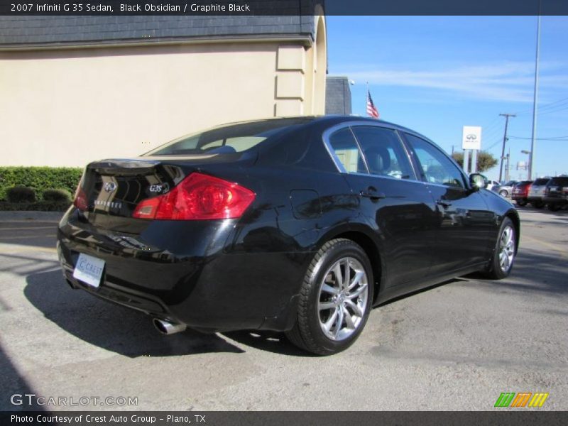 Black Obsidian / Graphite Black 2007 Infiniti G 35 Sedan