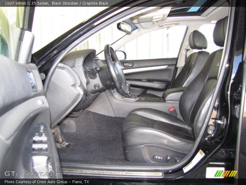 Black Obsidian / Graphite Black 2007 Infiniti G 35 Sedan