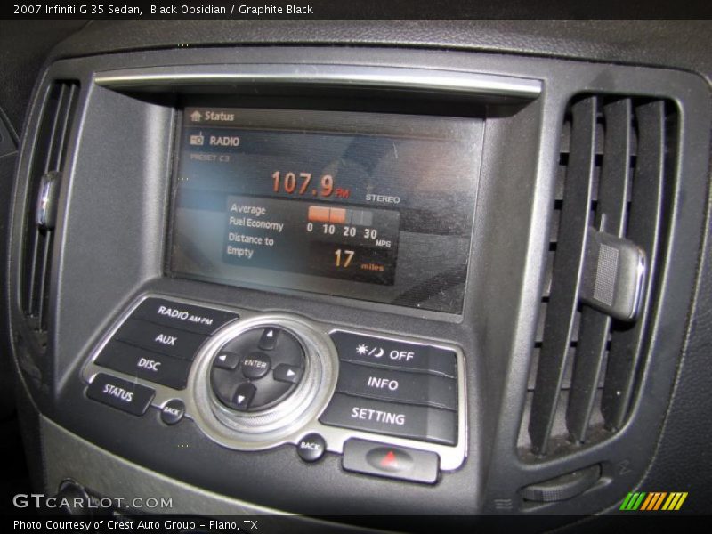Black Obsidian / Graphite Black 2007 Infiniti G 35 Sedan