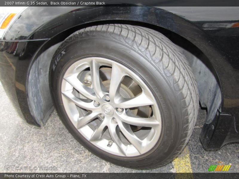 Black Obsidian / Graphite Black 2007 Infiniti G 35 Sedan