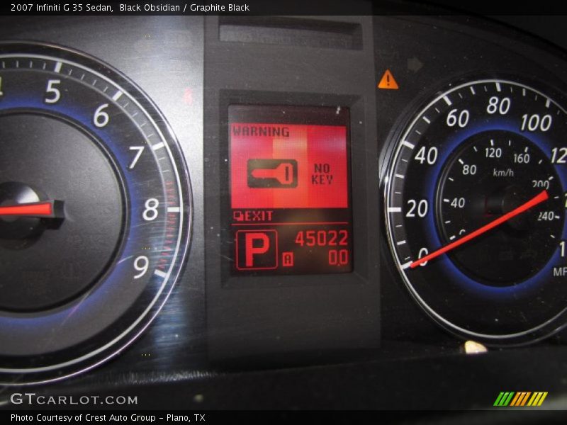 Black Obsidian / Graphite Black 2007 Infiniti G 35 Sedan