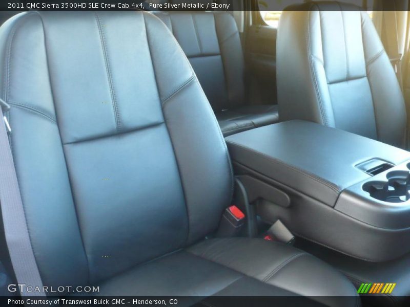 Pure Silver Metallic / Ebony 2011 GMC Sierra 3500HD SLE Crew Cab 4x4