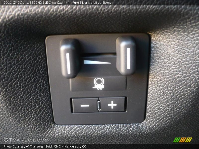 Pure Silver Metallic / Ebony 2011 GMC Sierra 3500HD SLE Crew Cab 4x4