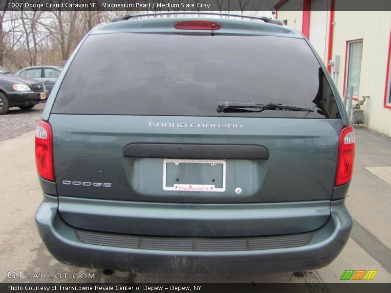 Magnesium Pearl / Medium Slate Gray 2007 Dodge Grand Caravan SE