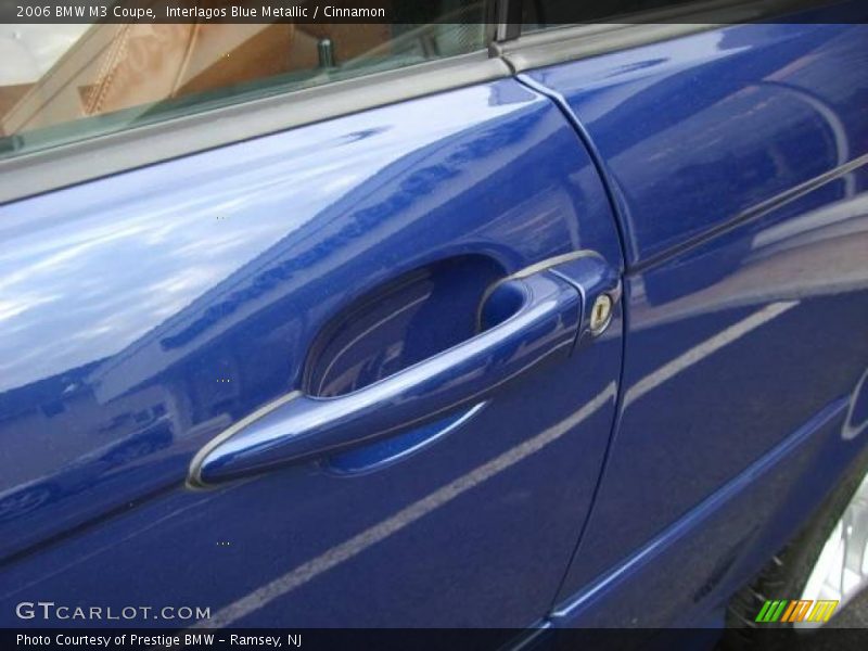 Interlagos Blue Metallic / Cinnamon 2006 BMW M3 Coupe