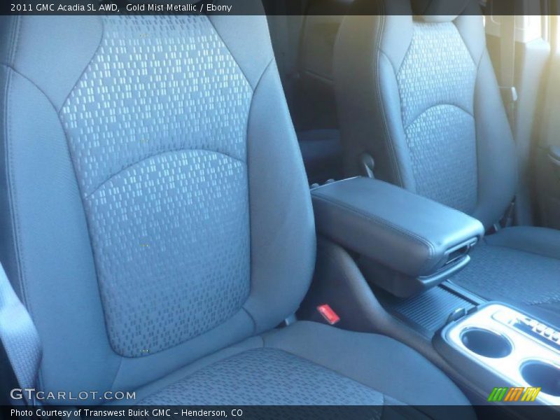 Gold Mist Metallic / Ebony 2011 GMC Acadia SL AWD