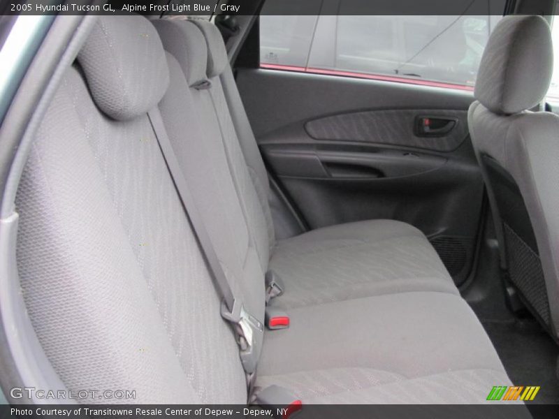 Alpine Frost Light Blue / Gray 2005 Hyundai Tucson GL