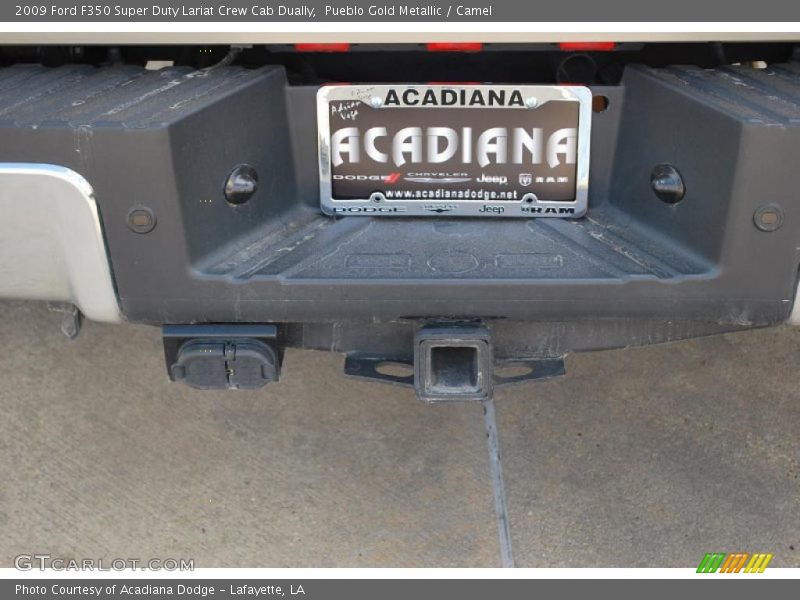 Pueblo Gold Metallic / Camel 2009 Ford F350 Super Duty Lariat Crew Cab Dually