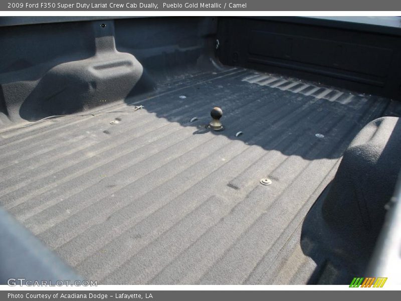 Pueblo Gold Metallic / Camel 2009 Ford F350 Super Duty Lariat Crew Cab Dually